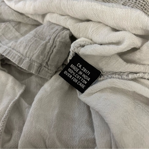 💕 papa Sleeveless White and Gray Lace Top M - Picture 6 of 9